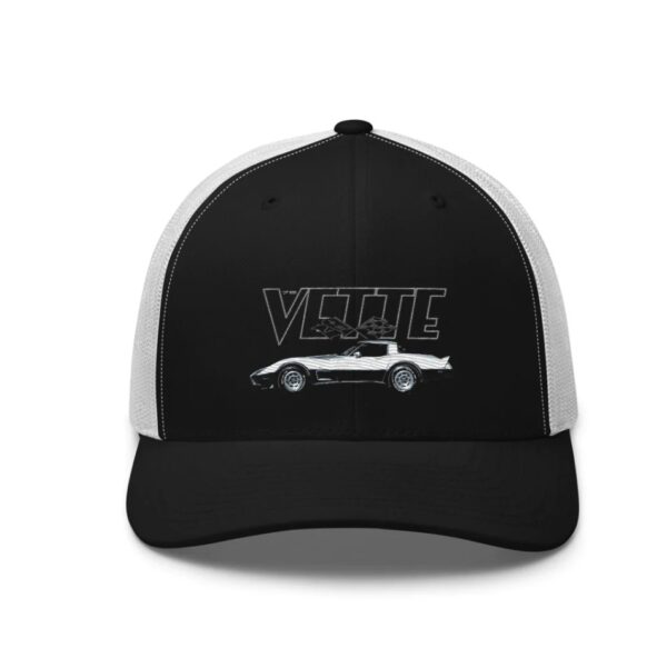 1978 Corvette Silver 25th Anniversary edition classic car Trucker Cap snapback hats