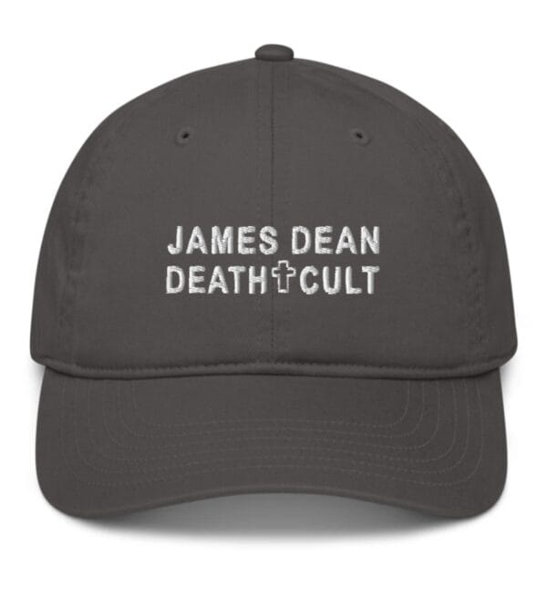 James Dean Death Cult Baseball Cap Embroidered Gray