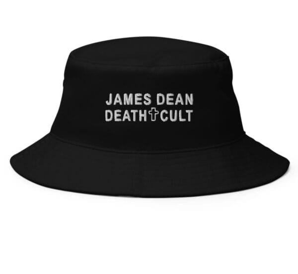 James Dean Death Cult Bucket Hat Black Embroidered