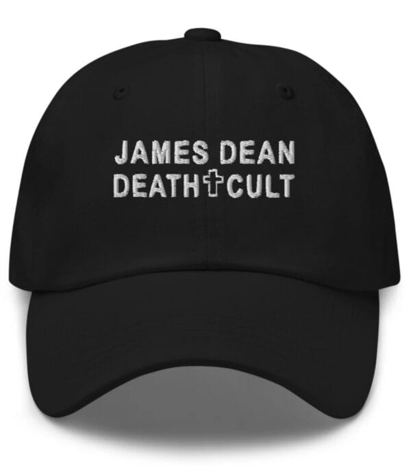 James Dean Death Cult Classic Dad Hat Black