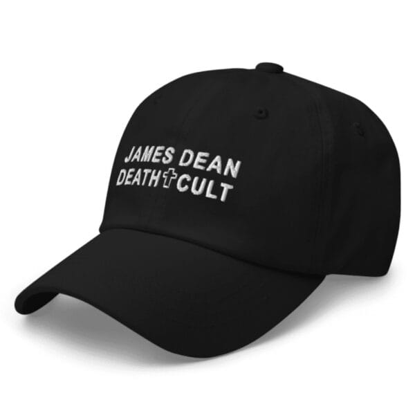 James Dean Death Cult Classic Dad Hat Black Embroidered left