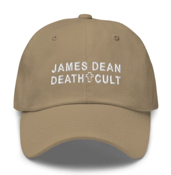 James Dean Death Cult Classic Dad Hat Khaiki Embroidered