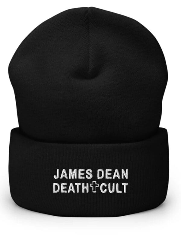 James Dean Death Cult Cuffed Beanie Black