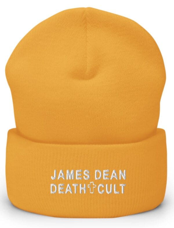 James Dean Death Cult Cuffed Beanie Gold