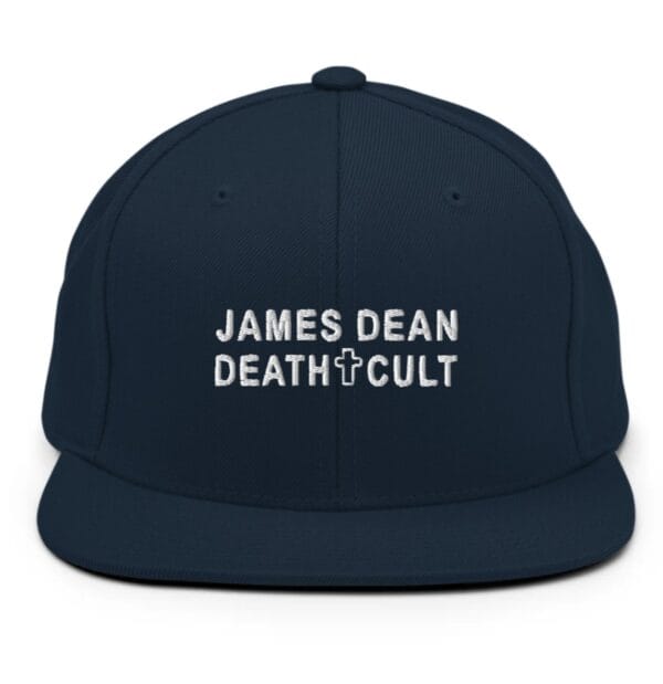 James Dean Death Cult Snapback Hat Embroidered