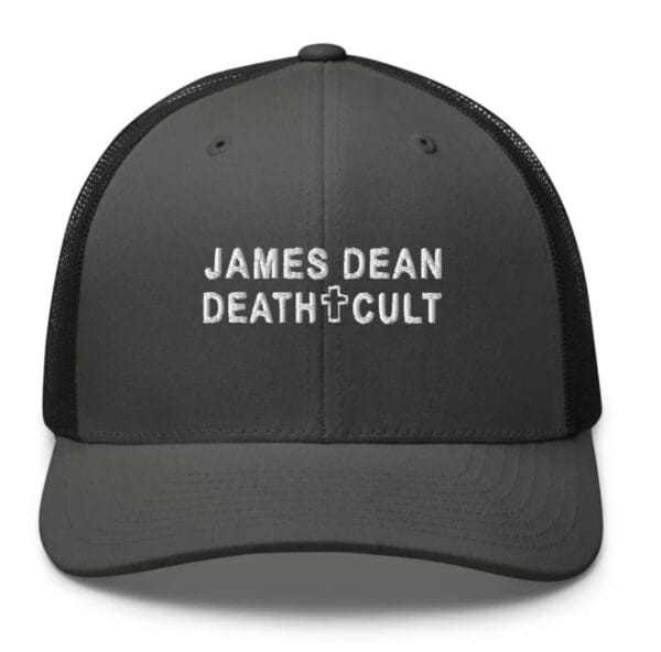 James Dean Death Cult Trucker Hat Gray