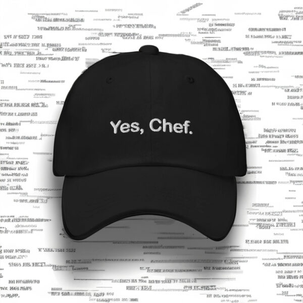 Yes, Chef Hat Caps Embroidered